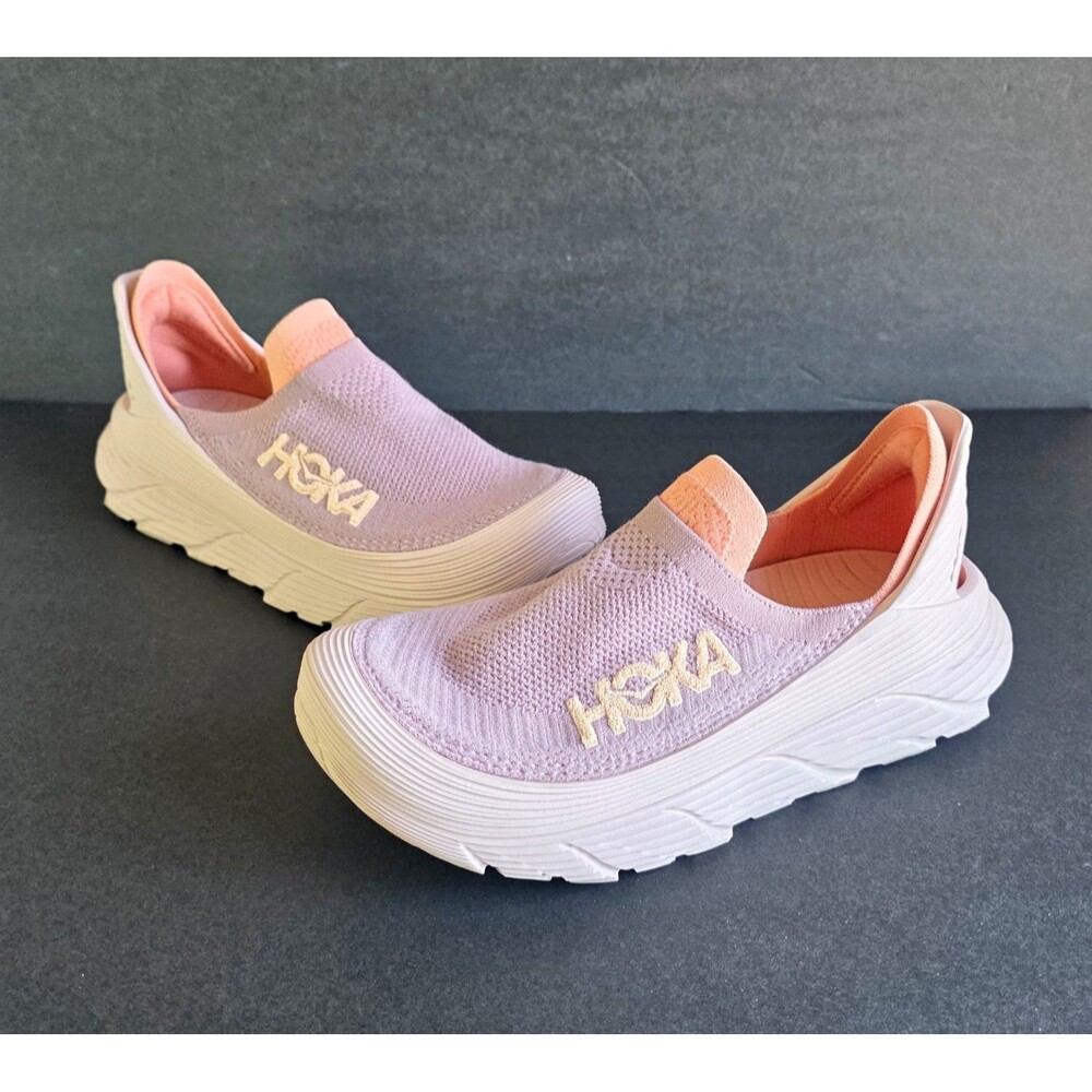 HOKA Restore TC Aerino Slip On Sneakers Quartz Sand Cosmic Pearl Women's 12
